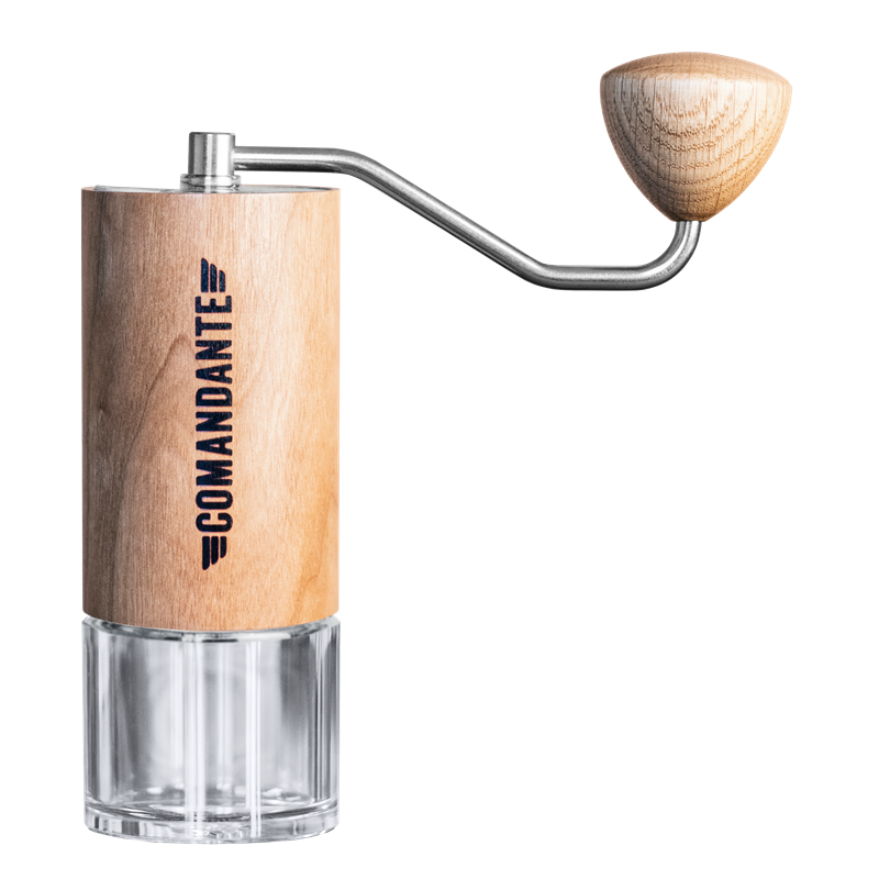 COMANDANTE C40 MK4 Manual Grinder – American Cherry Finish